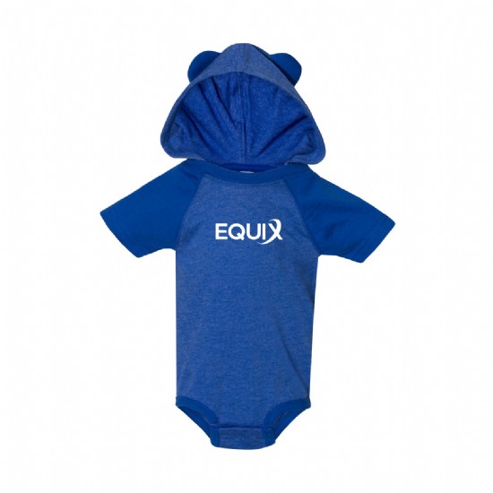Rabbit Skins Infant Raglan Bodysuit w/ Ears - Short Sleeve #2