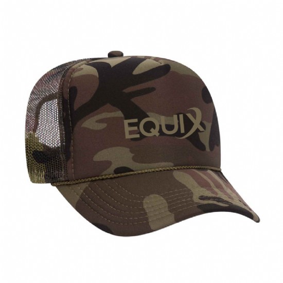 OTTO Polyester Foam Front 5 Panel Trucker Cap #2