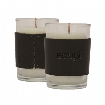 Harper Leather Wrapped Candle