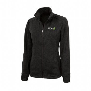 Ladies Heathered Fleece Jacket